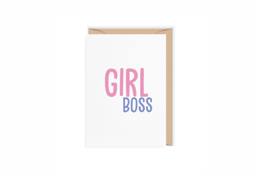 Cudowianki Kartka - GIRL BOSS