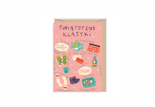 Cudowianki Kartka Świąteczna - Świąteczne klasyki