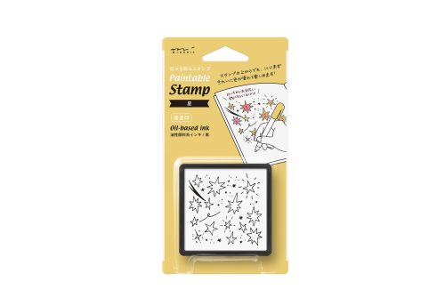 Midori pieczątka Paintable Stamp Pre-inked Gwiazda