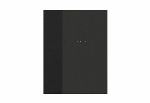 Papierniczeni Planner Niedatowany Klasyk – Czarny
