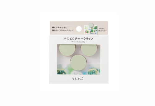 Klips Midori Wooden Picture Clip Zielone