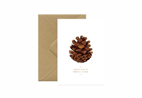 All The Ways To Say Kartka Świąteczna - Pine Cone