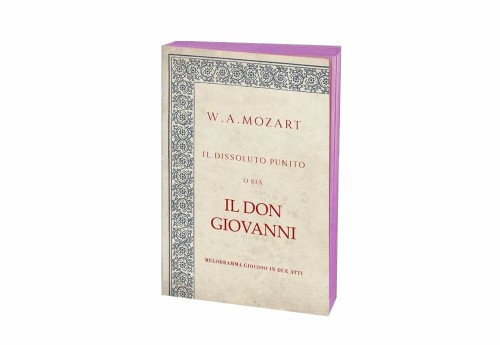 Slow Design Notes Libri Muti Opera Il Don Giovanni