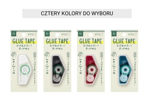 Midori XS: mini klej w taśmie - różne kolory