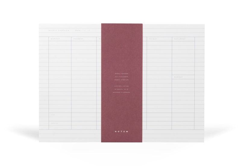 noteka notem milo weekly planner