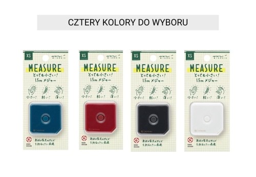 Midori XS: Taśma Miernicza - różne kolory