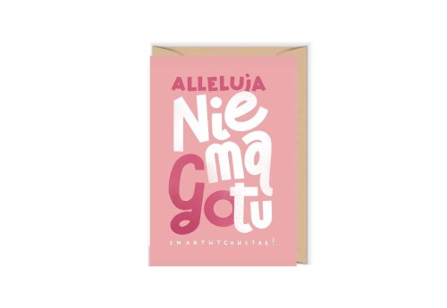 Cudowianki Kartka Wielkanocna - Nie Ma Go Tu