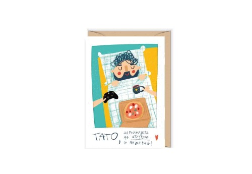 Cudowianki Kartka z Okazji Dnia Taty - Pad