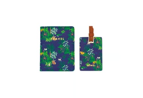 All The Ways To Say Travel Set - Etui na paszport Croco Wild
