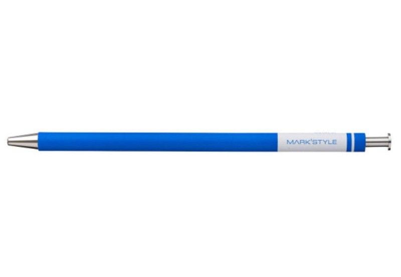 marks japan colour blue ballpen.jpg