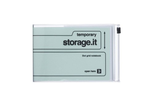 Mark's Japan Desk Storage.it Notes z Kieszonką Miętowy