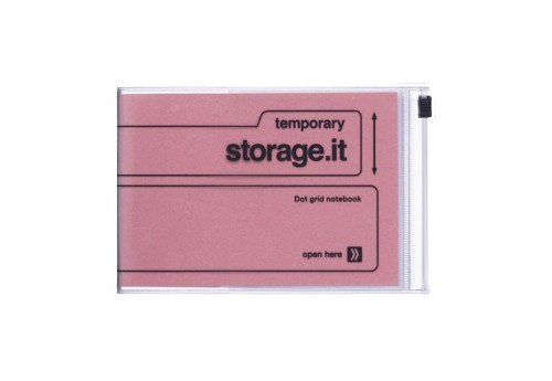 Mark's Japan Desk Storage.it Notes z Kieszonką Łososiowy