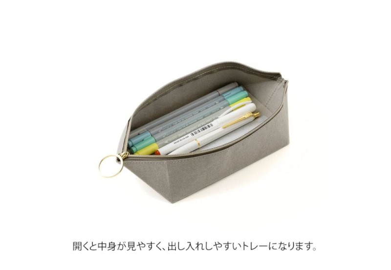 Piórnik Midori Pen Tray Pouch Szary (5).jpg