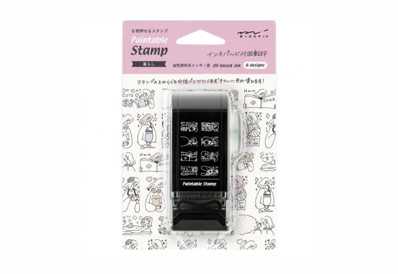 Pieczątka Midori Rotating Stamp Dial Życie.jpg