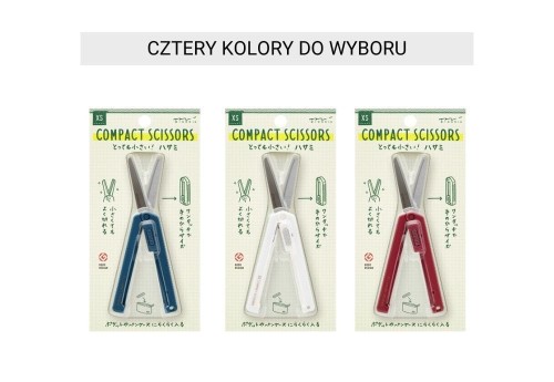 Midori XS: mini składane nożyczki - różne kolory