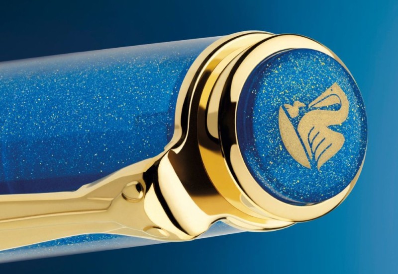 NOTEKA Pelikan Classic m200 Golden Lapis Pióro Wieczne limitowana edycja 4.jpg