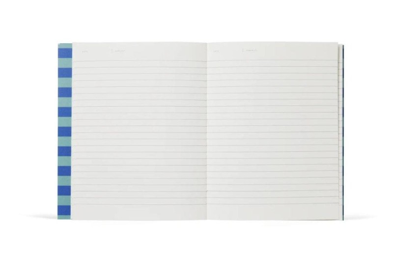 UMA Notebook, Medium - Blue Stripe