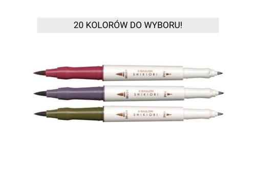 Sailor Shikiori Brush Pen - cienkopis - różne kolory