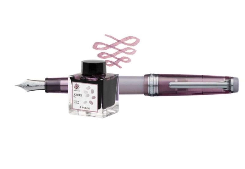 NOTEKA Sailor Pióro wieczne Pro Gear Slim Manyo 3rd red bean.jpg