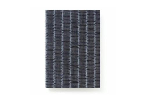 Kakimori Notes A5 Y&SONS: Katakai shibori stripe - w kratkę