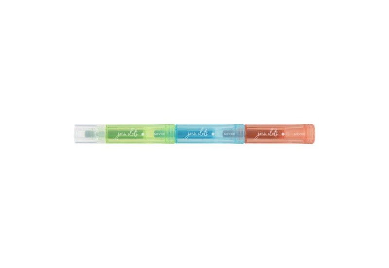 Noteka Zakreślacze Midori Connecting Pen Join Dots Bright (2).jpg