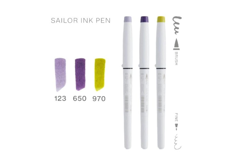 Sailor Zestaw Brush Penów Lingering Scent.jpg