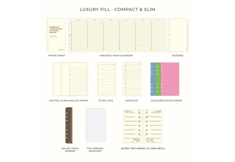 Filofax Malden Personal - skórzany organizer