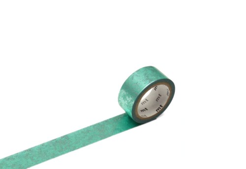 MT Taśma Washi  Foil Stamp Green Dust