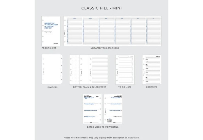 NOTEKA Filofax Wkład Classic Fill Mini.jpg