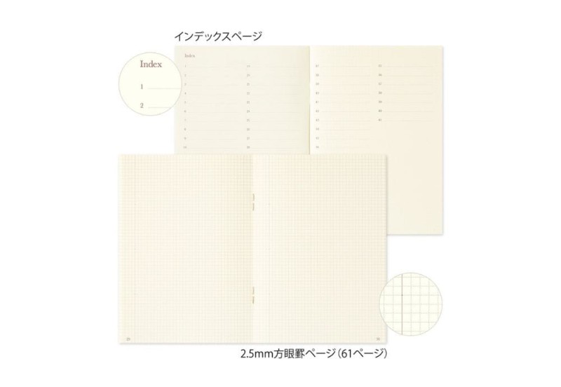 NOTEKA Notatnik Midori Commonplace Book A6 szary (4).jpg
