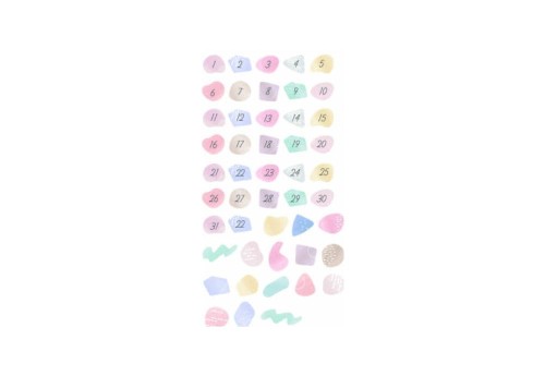 Mark's Japan Naklejki Flake Masking Tape - Date Memphis