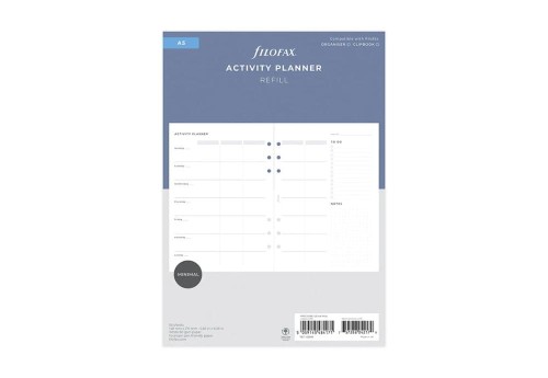 Filofax - Wkład A5 Planner Aktywności / Activity Planner EN