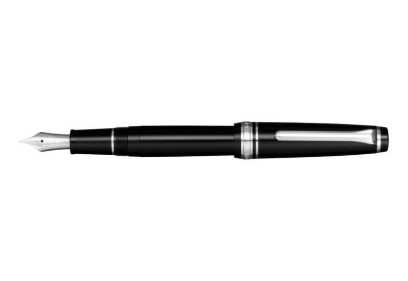 NOTEKA Sailor Pro Gear Slim Black Czarne Rhodium Trim.jpg