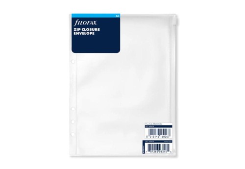 Filofax - Wkład A5 Koszulka zamykana na suwak / Zip Closure Envelope