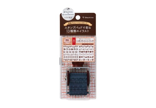 Shachihata Pieczątka Watashi-biyori Rotating Stamp Furukawashiko A