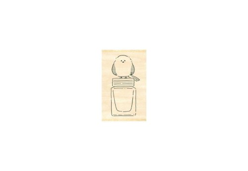 Beverly Stempel Stamp Ink Aibo Stamp Ptak i Butelka z atramentem