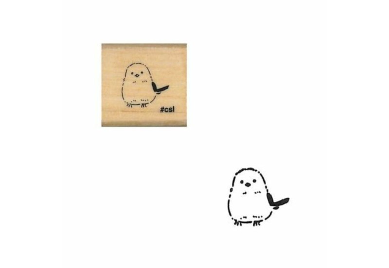 Stempel KODOMO NO KAO I love Stamps Shima Enaga Ptak NOTEKA(1).jpg
