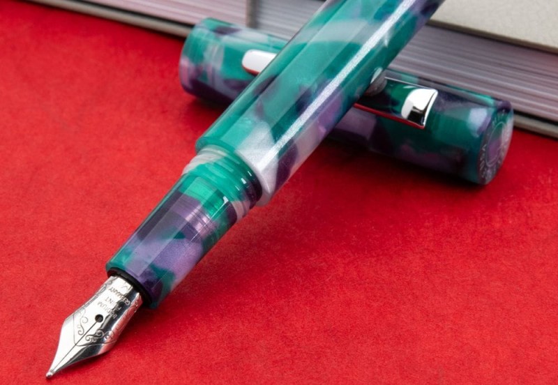Pióro Wieczne Monteverde MVP Green Abstract NOTEKA.jpg