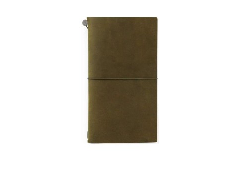 Traveler's Notebook Notatnik (Regular Size) - Oliwkowy