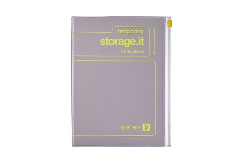 Mark's Japan Storage.it Notes z Kieszonką Szary