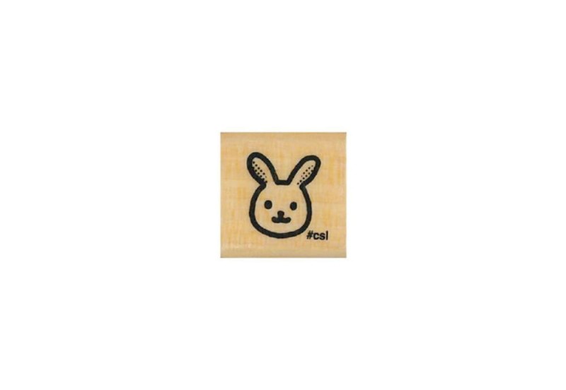 Stempel Kodomo no kao Królik NOTEKA.jpg