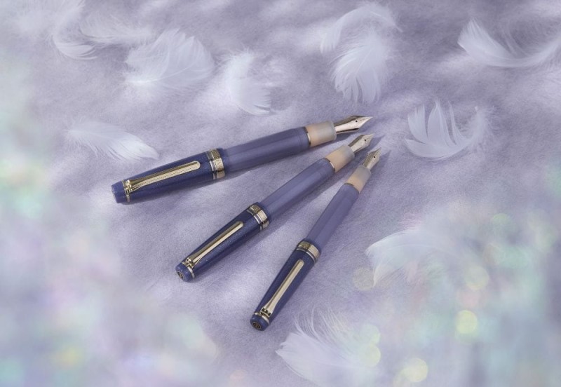 Sailor Pro Gear Slim Dreamy Hour Fountain Pen Pióro wieczne fioletowe Noteka 14k (4).jpg