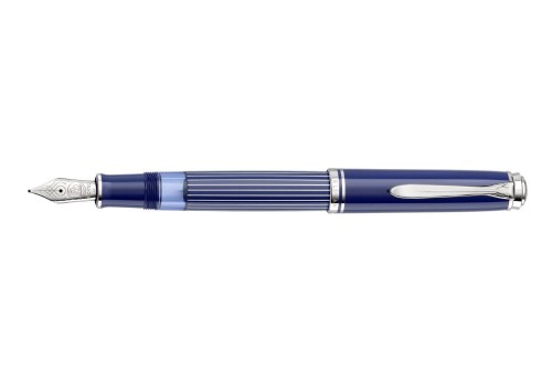 Pelikan Souveran M815 Metal Striped Blue - Pióro wieczne - edycja limitowana 2025