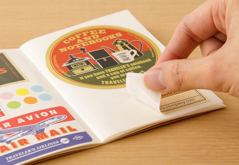 Traveler's Notebook 017 Wkład do notatnika (Passport Size) - sticker release paper 6.jpg