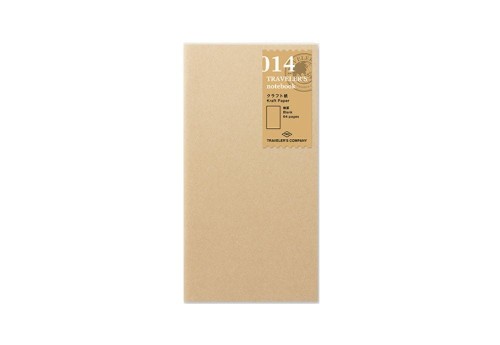 Traveler's Notebook 014 Wkład do notatnika (Regular Size) - Notes z papierem kraft