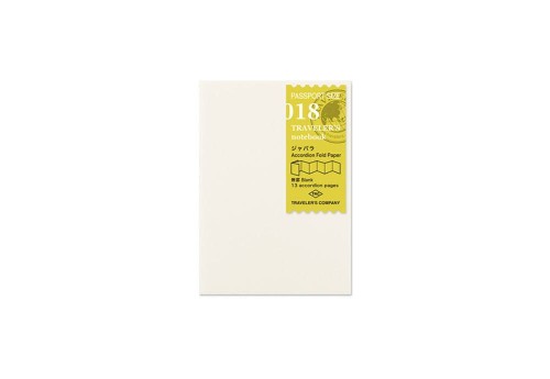 Traveler's Notebook 018 Wkład do notatnika (Passport Size) - Papier składany