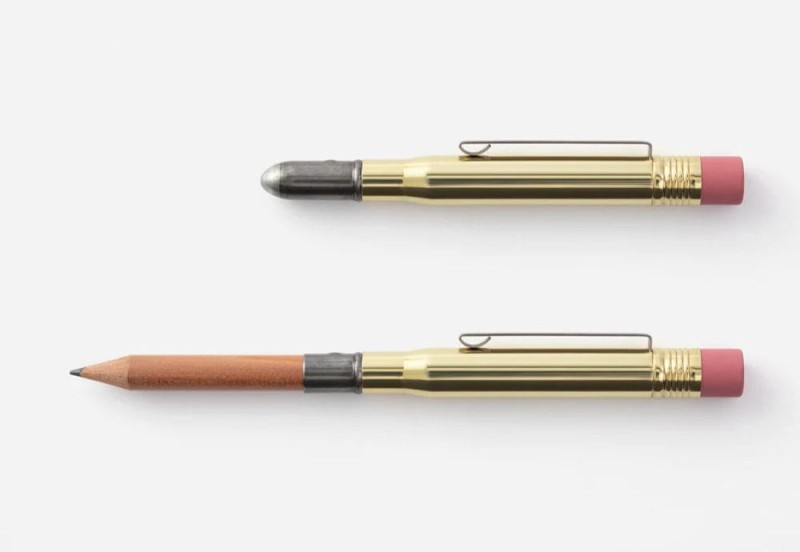 midori trc brass traveler company ołówek pencil mosiężny 1.jpg
