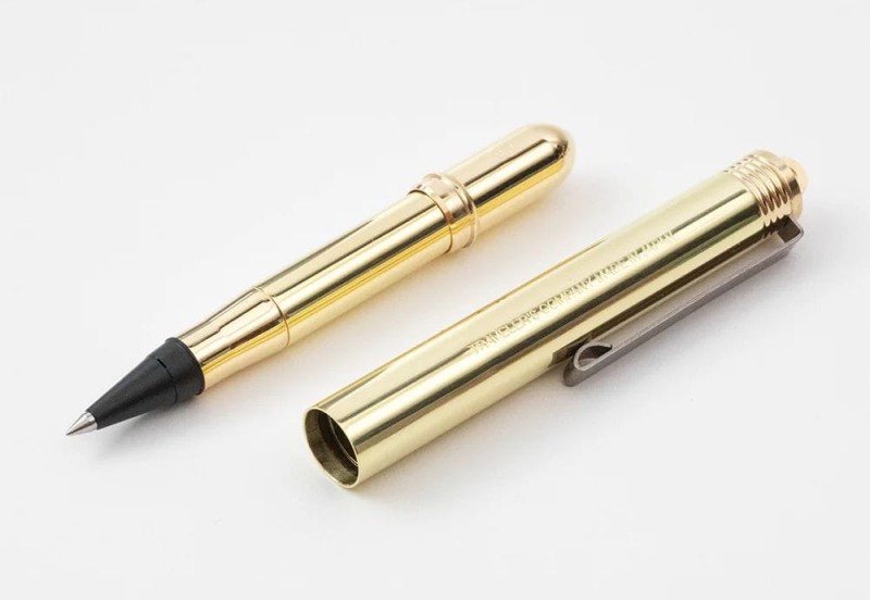 midori trc brass traveler's company rollerball pióro kulkowe 3.jpg