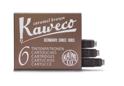noteka kaweco atrament brazowy caramel brown.jpg