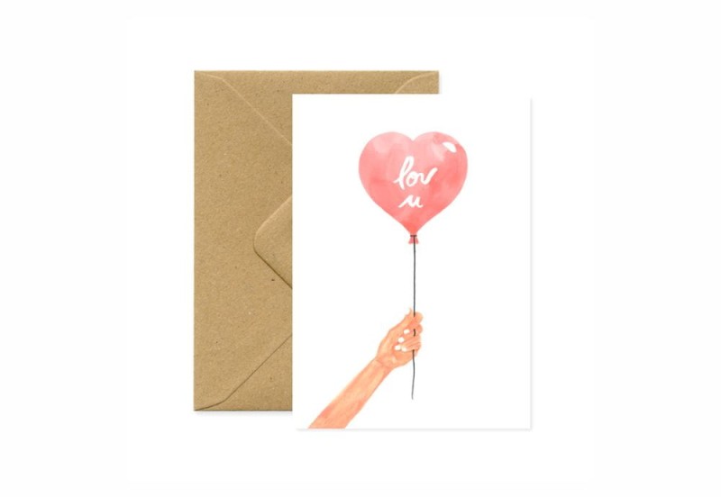 All The Ways To Say Kartka Miłosna Heart Baloon NOTEKA.jpg